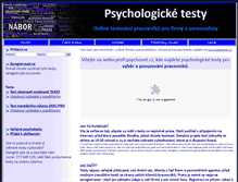 Tablet Screenshot of profi.psychonet.cz
